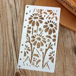 Snowflakes Christmas Snow Stencil - Butterfly Flower Stencil - Calligraphy Stencil - Pochoir Lettre - Planner Stencil-  Painting Craft Kit