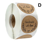 สติ๊กเกอร์ทำด้วยรัก, สติ๊กเกอร์ทำมือ, สติ๊กเกอร์จัดส่ง, สติ๊กเกอร์บรรจุภัณฑ์สินค้า, สติ๊กเกอร์ธุรกิจขนาดเล็ก, สติ๊กเกอร์ขอบคุณ
