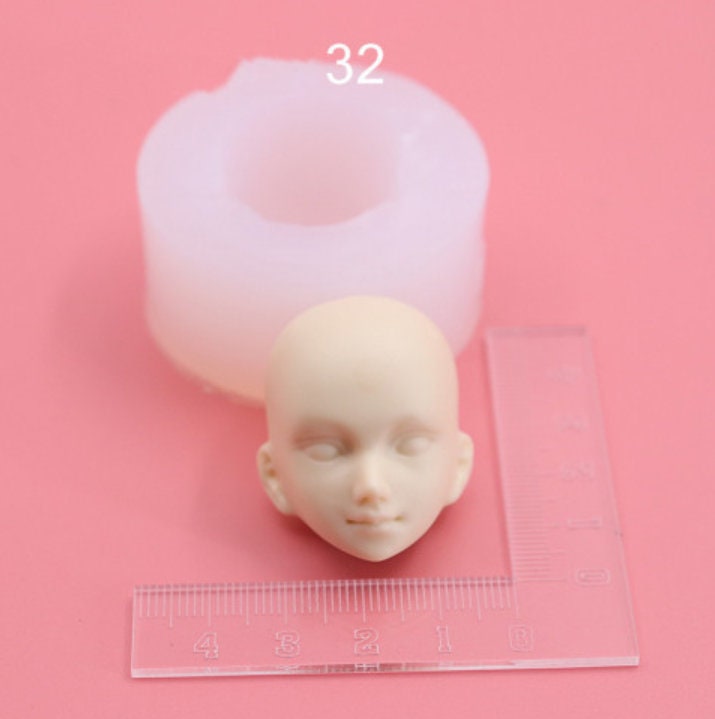 Baby Face Mold, DIY Doll Face Mold, Polymer Clay Face Mold, Silicone E –  LightningStore