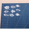Fish Metal Cutting Die - Paper Craft Cutting Die  - Metal Dies - Scrapbooking Dies - DIY Card Making - Die Cut Embossing Stencil Template