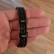 Custom Mens Bracelet - Personalized Name Bracelet for Men - Gift for Him Dad Husband Boyfriend - Fathers Day Christmas Birthday ID Bracelet