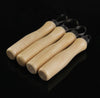 10 Pcs Wood Loop Tools for Pottery - Ceramics Clay Trimming Tools with Stainless Steel Flat Wire