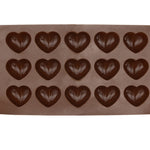 Heart Chocolate Mold - Heart Shaped Silicone Mould for Wax, Chocolate, Cake Making - Resin Mold - Baking Mold - Plaster Mold - Gummy Ice