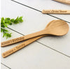 6 Pcs Custom Engraved Spoon, Personalized Wooden Spoon , Cooking Gift, Chef Gift, Kitchen Gadget, Wooden Spoon, Fathers day gift, Utensils
