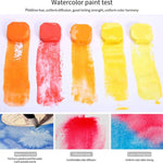 ชุดสีน้ำพร้อมแปรง - ปากกาสีเม็ดสีแน่น - อุปกรณ์วาดภาพ ศิลปะมืออาชีพ สีท่องเที่ยว 12 18 24 36 48 สี