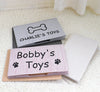Personalized Foldable Dog Toy Storage Basket - Customized Kids Toy Organizer - Custom Pet Toy Basket Dog Toys Storage Bag Dog Toy Bin