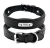 Personalized Leather Dog Collar, Custom Dog Collar with Name Plate, Engraved Dog Collar, Leather Dog Collar, Small Medium Large Dogs