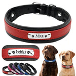 Personalized Leather Dog Collar, Custom Dog Collar with Name Plate, Engraved Dog Collar, Leather Dog Collar, Small Medium Large Dogs