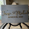 Custom Wedding Welcome Sign - Personalized Rustic Wood Wedding Sign - Wedding Signage - Wedding Decor - Bridal Shower Sign Printed Physical