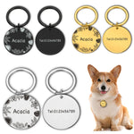 Cat ID Tag, Cat Tag, Round Cat Tag, Personalized Cat Tag, Cat Name Tag, Cat Tag Personalized, Custom Cat Tag, Cat Collar Tag, Small Dog Tag