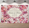 Custom Wedding Backdrop, Personalized Floral Backdrop From Photo, Wedding Decor, Custom Wedding Tapestry, Baby Shower, Birthday Decor