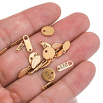 Custom Jewelry Extension Charm - Personalized Bracelet Necklace Extender Charm - Jewelry Connector - Jewelry Making End Bar Connector Logo