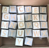 Wooden Letter Blocks, Alphabet Blocks, English Alphabet, Wood Name Blocks, Custom Letters Wooden Toy, Natural Nursery Home Decor