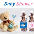 Custom Water Bottle Label - Printed Personalized Sticker - For Birthday Party Wedding Business Company Logo - Photo Picture Printing Wrapper