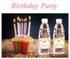 Custom Water Bottle Label - Printed Personalized Sticker - For Birthday Party Wedding Business Company Logo - Photo Picture Printing Wrapper