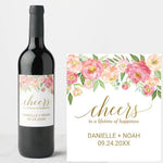 20 Pcs Personalized Wedding Wine Bottle Labels, Custom Wine Bottle Labels for Wedding Parties Reception Engagement, Wedding Favor Decoration