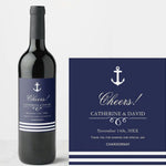 20 Pcs Custom Wine Bottle Labels for Wedding Parties Reception Engagement, Personalized Wedding Wine Bottle Labels, Wedding Favor Decoration