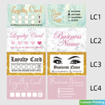 100 Pcs Custom Printed Loyalty Card - Personalized Punch Cards - Customer Loyalty Cards- Appreciation Cards - Business Card - Reward Card