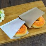 100 Pcs Brown White Kraft Greaseproof Paper - Food Wrapping Paper - Food Packaging - Baking Supplies Cookie, Candy, Donut Soap Packaging