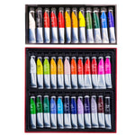 Acrylic Paint Set - Paints For Ceramics Canvas Wood Clay Wall Nail - 12 24 Colors - For Students Artists - Painting Supplies