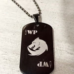 Custom Dog Tag - Personalized Laser Engraved Stainless Steel Military Pendant Style Jewellery - Rock Musicians Birthday Christmas Gift