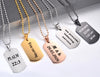 Custom Dog Tag - Personalized Laser Engraved Stainless Steel Military Pendant Style Jewellery - Rock Musicians Birthday Christmas Gift