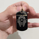 Custom Dog Tag - Personalized Laser Engraved Stainless Steel Military Pendant Style Jewellery - Rock Musicians Birthday Christmas Gift