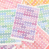 Alphabet Sticker Sheet | Number Stickers | Letter Sticker | Deco Planner Bullet Journal Stickers Stationary | Cute Round Decoration Stickers