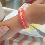 Custom Wristbands - Adjustable Personalized Text Rubber Silicone Bracelet Events, Motivation, Gifts, Support, Fundraisers, Awareness
