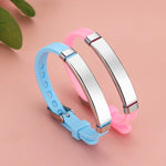 Custom Kids ID Bracelet - Personalized Baby Jewelry - Phone Number Bracelet for Kids- Emergency Bracelet -  Child ID