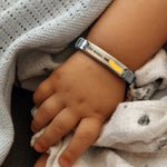 Custom Kids ID Bracelet - Personalized Baby Jewelry - Phone Number Bracelet for Kids- Emergency Bracelet -  Child ID