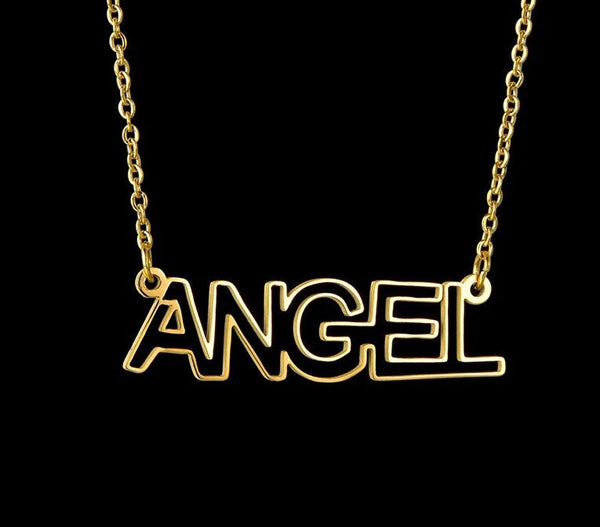 Colar Oco Personalizado - Colar com Nome Personalizado para Mulheres - Presente para Ela - Presente de Aniversário para Mãe ou Esposa - Presente de Aniversário - Presente de Natal