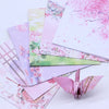Pink Origami Paper - Assorted Washi Paper - Floral Yuzen Paper - Chiyogami Paper - Craft Art Folding DIY Project, Gift Idea - Scrapbook