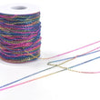 Rainbow Jewelry Chain - 1.5 mm  2.5 mm - Wholesale Flat Cable Chain - Oval Link Chains - Jewelry Making Supplies Findings Necklace Bracelet