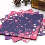 Red Purple Pink Origami Paper - Cherry Blossom Assorted Washi Paper for Scrapbook Yuzen Paper Chiyogami Paper Craft Art Folding DIY Project