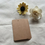 100 Large Kraft Tags - Shipping Tags Supplies Paper Goods Merchandise Tags Bulk Discount Product Label - Blank Jewelry Gift Tags Rustic