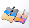 Dog Bone Charm - Dainty Gold Silver Black Blue Rainbow Mini Heart Add On Charm - Dainty Inspired Pendant - Jewelry Making Necklace Dog Lover