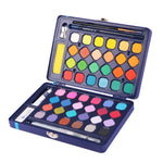 ชุดสีน้ำพร้อมแปรง - ปากกาสีเม็ดสีแน่น - อุปกรณ์วาดภาพ ศิลปะมืออาชีพ สีท่องเที่ยว 12 18 24 36 48 สี