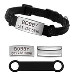 Personalizovaný obojek pro kočku, obojky pro koťata s jménem, chlapecký i dívčí obojek, nastavitelný s rychloupínáním