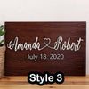 Custom Wedding Welcome Sign - Personalized Rustic Wood Wedding Sign - Wedding Signage - Wedding Decor - Bridal Shower Sign Printed Physical