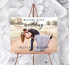 Custom Photo Wedding Welcome Sign - Personalized Wedding Sign - Wedding Signage - Wedding Decor - Bridal Shower Sign Printed Physical