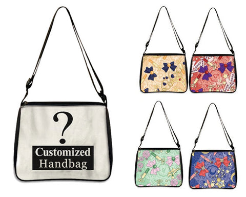 Personalized Shoulder Bag, Custom Handbag, Add Your Photo, Artwork or Logo, Design Your Bag, Small Purse, Custom Gift, Messenger Crossbody