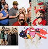 Wedding Photo Booth Props, Wedding Party Decorations, Party Photo Props, Wedding Party Favor, Pose Sign for Taking Pictures Funny Mustache