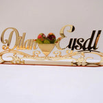 Personalized Wedding Name Sign - Custom Wedding Sign - Mr and Mrs Sign - Freestanding Table Décor Centerpiece - Surname Sign - Wedding Table