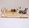 Personalized Wedding Name Sign - Custom Wedding Sign - Mr and Mrs Sign - Freestanding Table Décor Centerpiece - Surname Sign - Wedding Table