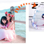 Individueller Fotokristall, Personalisierter runder Fotoblock, Persönliches Geschenk, Weihnachtsgeschenk, Einzigartige Geschenke, Individuelle farbige Fotogeschenke, Geschenk für Paare