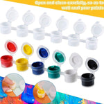 50 Pcs Paint Pot Strips, 3ML, 6 Pot Strips, Empty Paint Pots, Bulk Paint Pot Strips, Leak Proof Paint Pots, Paint Containers