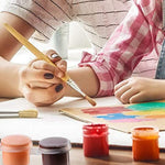 50 Pcs Paint Pot Strips, 3ML, 6 Pot Strips, Empty Paint Pots, Bulk Paint Pot Strips, Leak Proof Paint Pots, Paint Containers