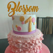 Decorazione personalizzata per torta di compleanno, decorazione con glitter per torta di compleanno, decorazione personalizzata per torta di compleanno, festa di compleanno, decorazione, nome