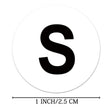 Clothing Size Stickers, Size Labels, Size Stickers, Small Stickers, Clothing Size Round Sticker Labels, T-Shirt XS S M L XL XXL 3XL